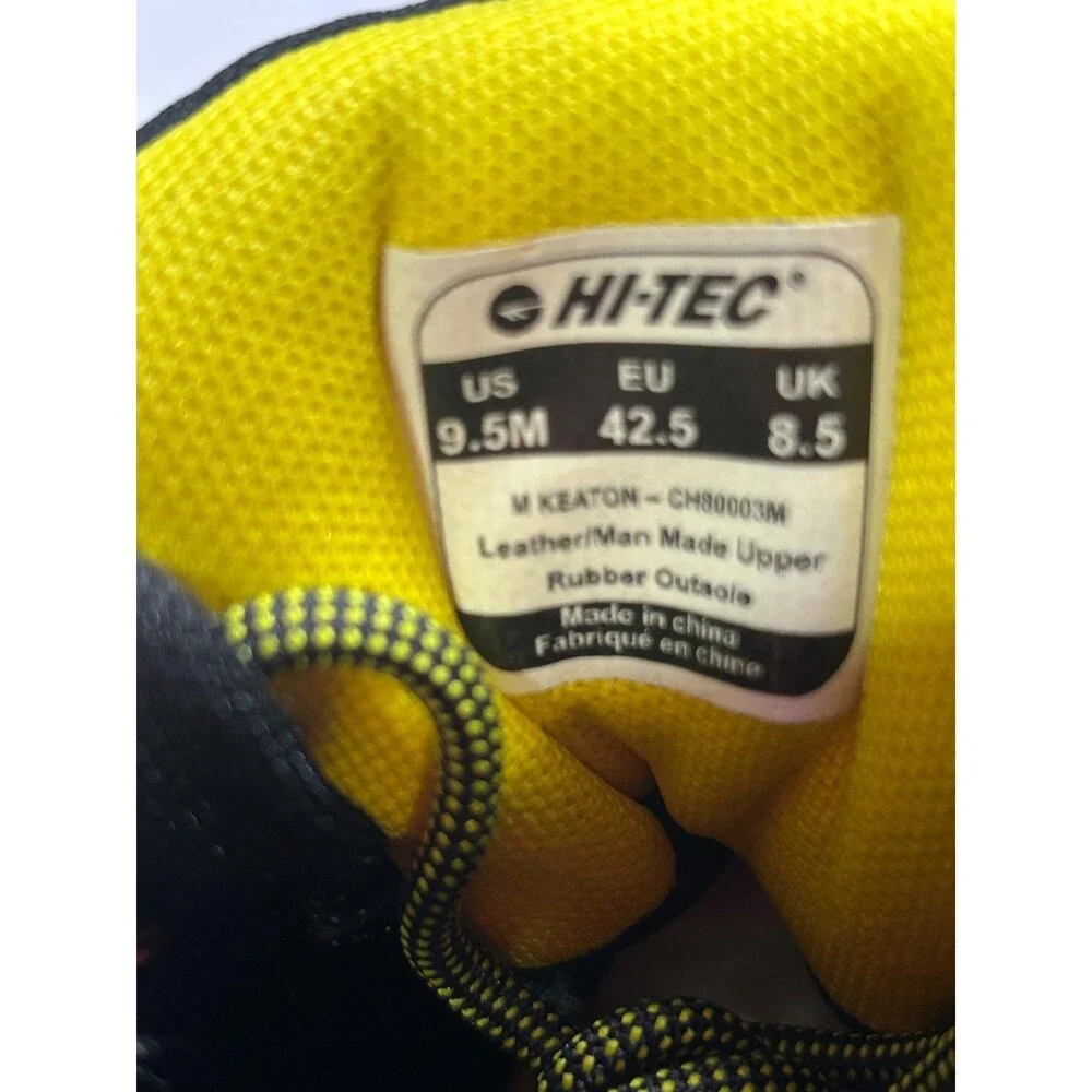 Hi-Tec X-T M Keaton Hiker Steel Toe Boots Mens 9.5 Waterproof Slip Resistant